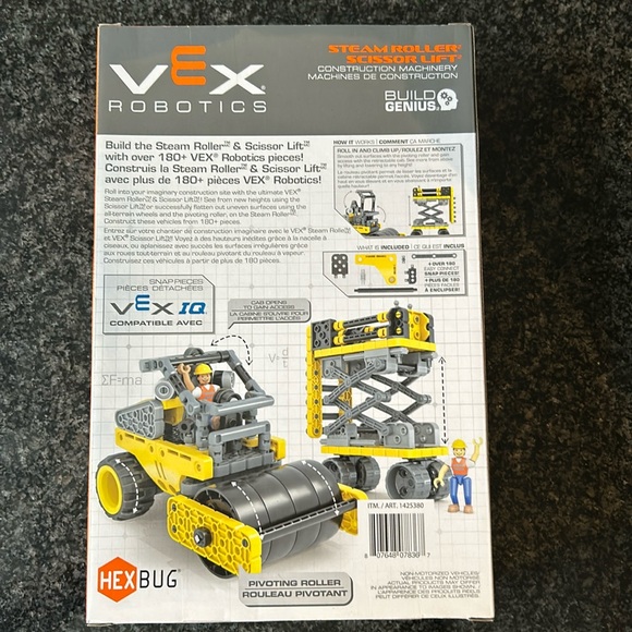 Hexbug VEX Robotics scissor lift and steam roller 8+ - Picture 2 of 3